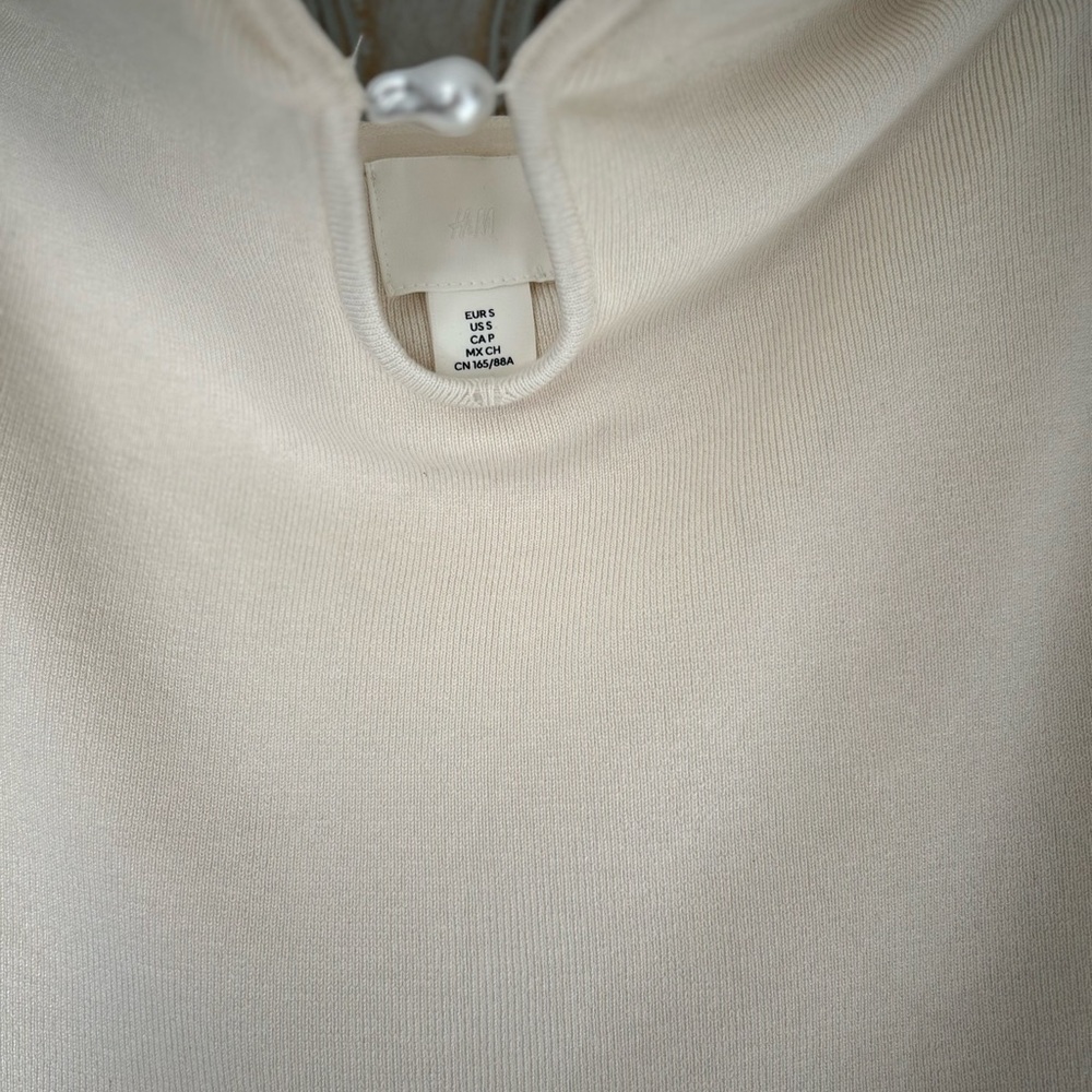 H&M BEAD-DETAIL TUBE TOP Size Small - Picture 8 of 8